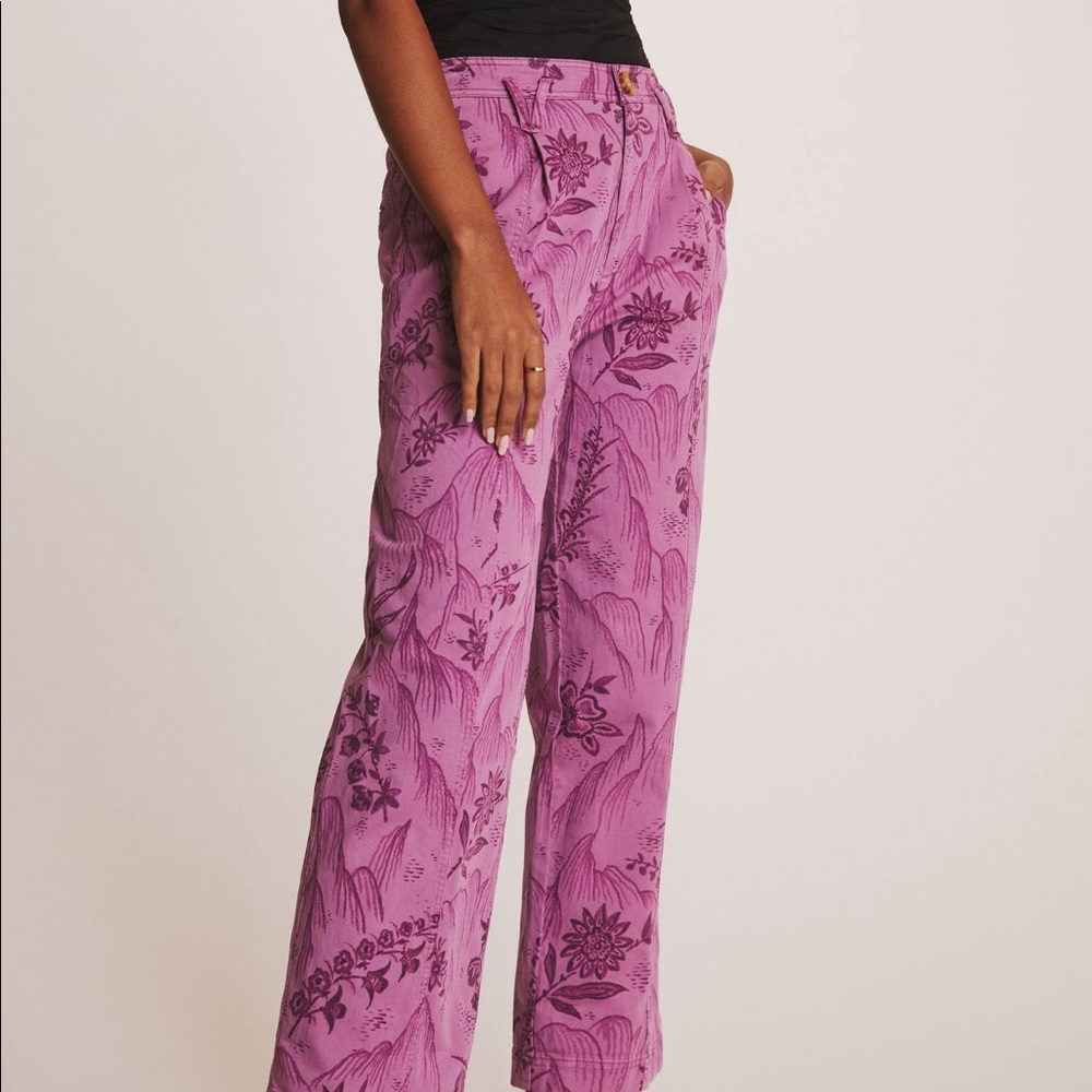 Pleated Column Pants - image 2